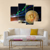 amazing bitcoins multi panel canvas wall art