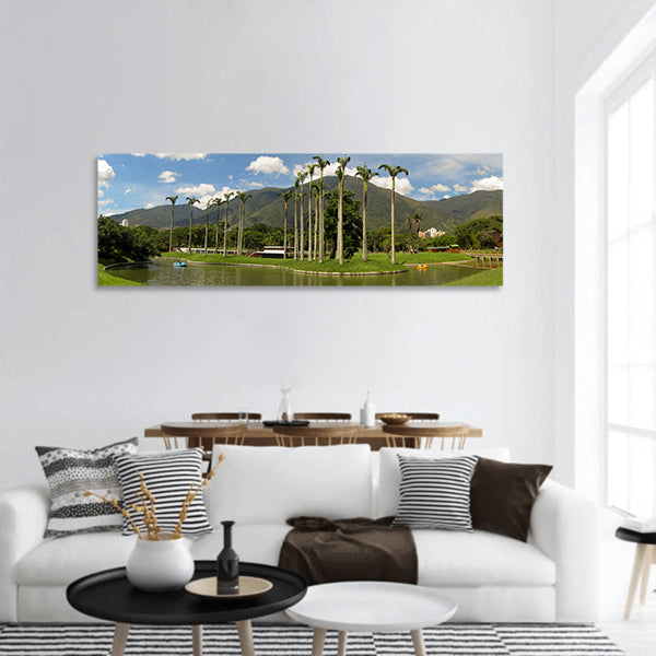 Avila Mountain from East Park Caracas Venezuela Panoramic canvas Wall Art