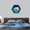 There is another world hexagonal canvas wall art