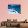 Tourism vacation and travel. Beautiful view over magical viewpoint, wall art