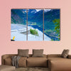 Tourism vacation and travel. Beautiful view over magical viewpoint, wall art