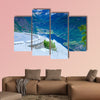 Tourism vacation and travel. Beautiful view over magical viewpoint, wall art