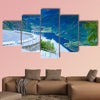 Tourism vacation and travel. Beautiful view over magical viewpoint, wall art