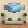 Kawah Ijen crater is the famous tourist attraction in Indonesia multi panel canvas wall art