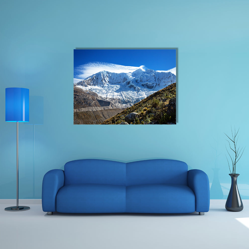 Beautiful mountains landscapes in Cordillera Huayhuash, Peru, South America Multi Panel Canvas Wall Art