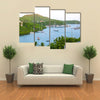 Antigua, Caribbean islands, English Harbour view with yachts Multi panel canvas wall art