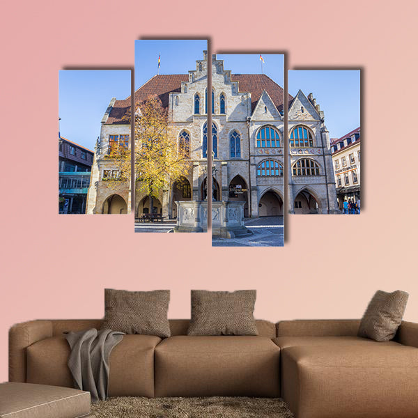 City hall building at the market square of Hildesheim, Germany wall art