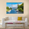 Fort Augustus and Loch Ness Lake in Scotland multi panel canvas wall art