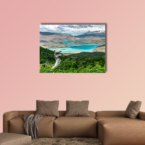 Hiking to Britanico Multi panel canvas wall art