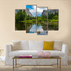 Beautiful art of Yosemite valley view Multi Panel Canvas Wall Art