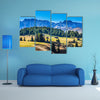 The most beautiful scenery in the Dolomites multi panel canvas wall art