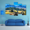 The most beautiful scenery in the Dolomites multi panel canvas wall art