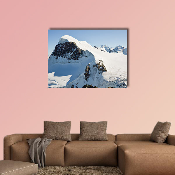 View on Breithorn from Klein Matterhorn multi panel canvas wall art
