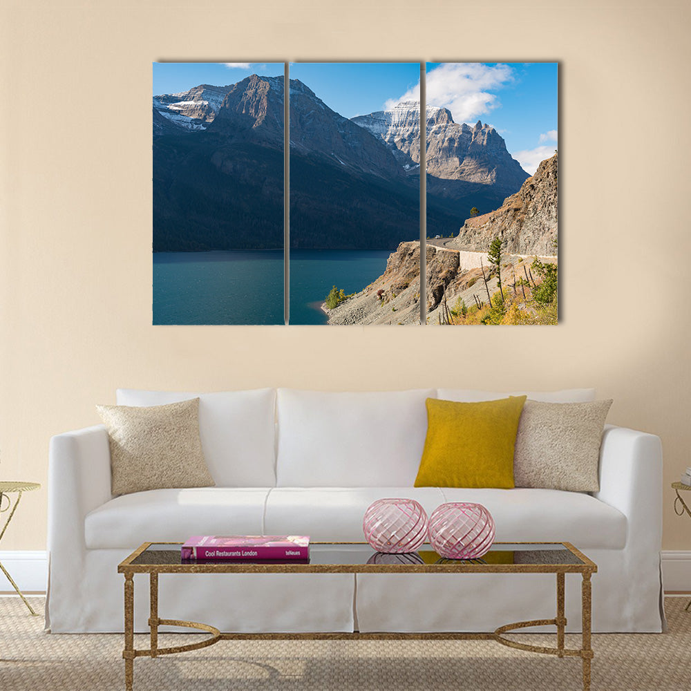 Going to the Sun Road near Sun Point Glacier National Park multi panel canvas wall art