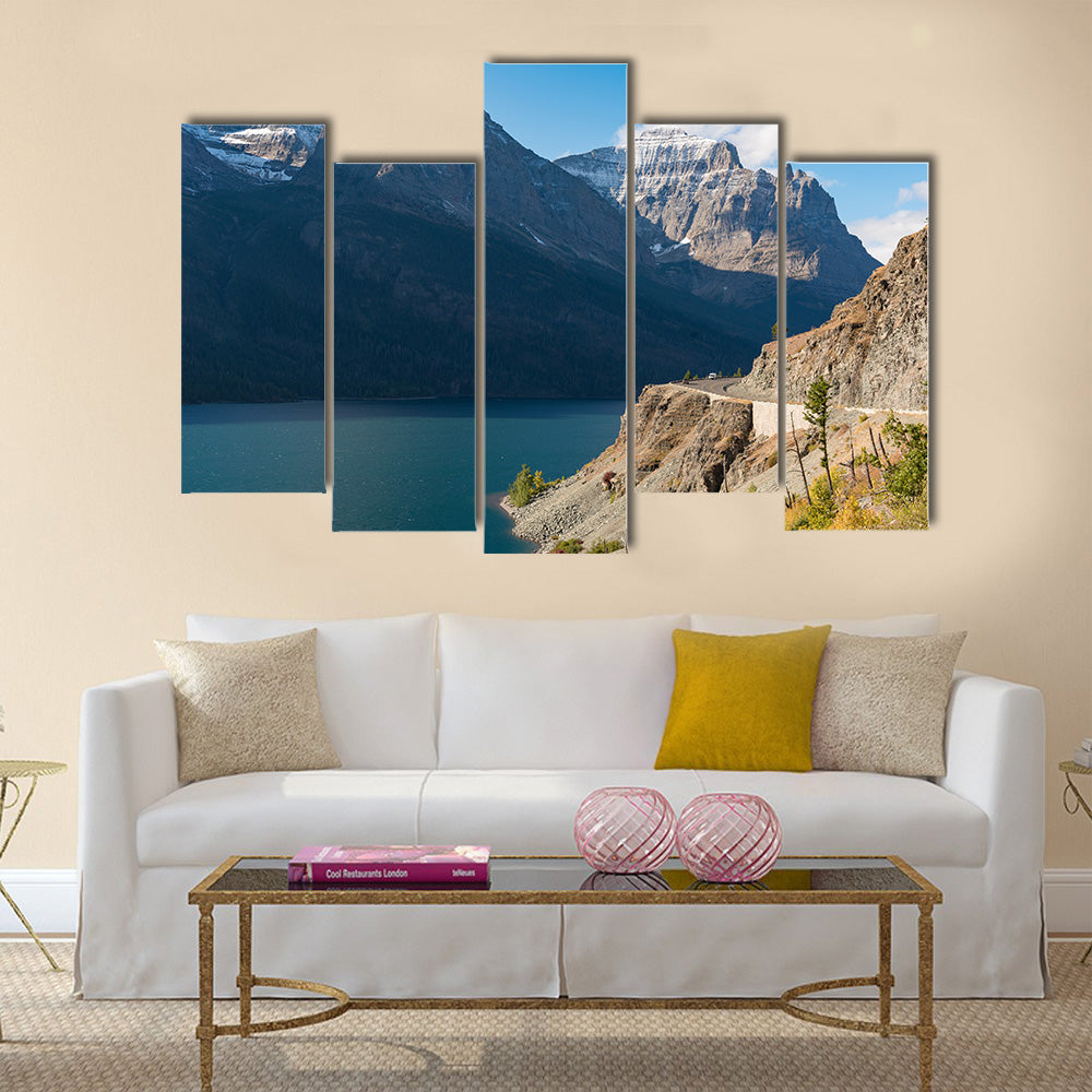Going to the Sun Road near Sun Point Glacier National Park multi panel canvas wall art