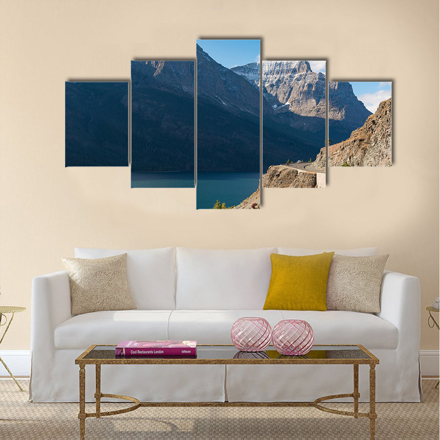 Going to the Sun Road near Sun Point Glacier National Park multi panel canvas wall art