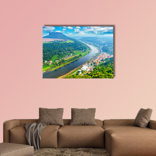 The German villages of Halbestadt and Ebenhayt, as well in canvas wall art