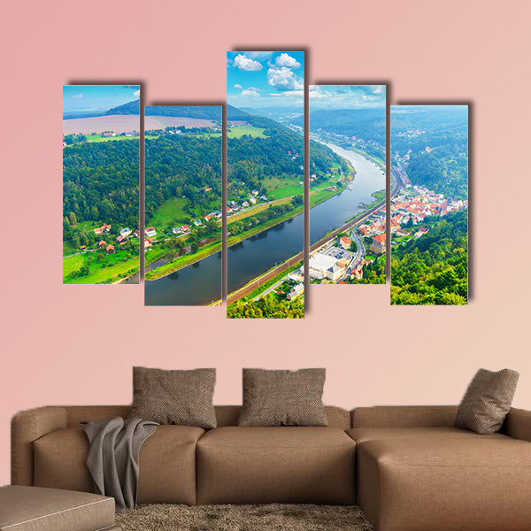 The German villages of Halbestadt and Ebenhayt, as well in canvas wall art