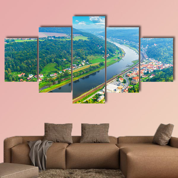 The German villages of Halbestadt and Ebenhayt, as well in canvas wall art