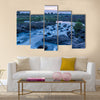 Sunrise in Sabie River in Kruger National Park, South Africa Multi panel canvas wall art