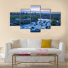 Sunrise in Sabie River in Kruger National Park, South Africa Multi panel canvas wall art