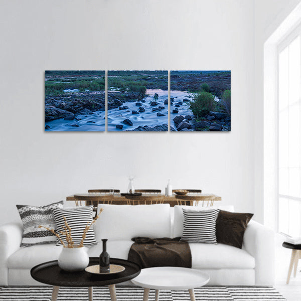 Sunrise in Sabie River in Kruger National Park, South Africa panoramic canvas wall art