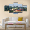 Freetown the harbour of sierra leone Multi panel canvas wall art