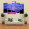 Sunset in Jungle in Gabon Multi Panel Canvas Wall Art