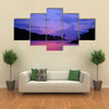 Sunset in Jungle in Gabon Multi Panel Canvas Wall Art