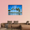 Kerala backwaters multi panel canvas wall art