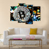 Physical Bitcoin multi panel canvas wall art