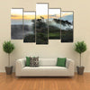 volcano steam on the landscape of Volcano National Park multi panel canvas wall art