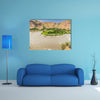 Pamir, Afghanistan and Panj River along the Wachan Corridor Multi panel canvas wall art