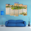 Pamir, Afghanistan and Panj River along the Wachan Corridor Multi panel canvas wall art