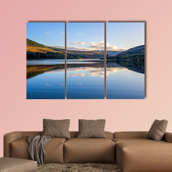 Talybont Reservoir in South Wales Multi panel canvas wall art