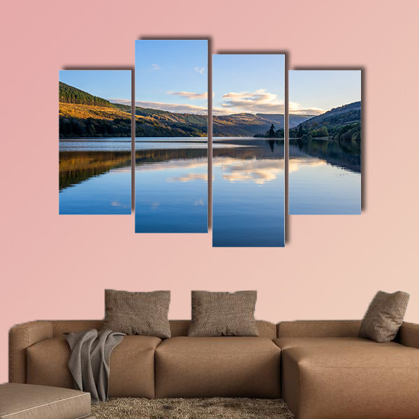 Talybont Reservoir in South Wales Multi panel canvas wall art