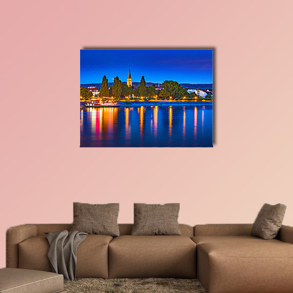 Skyline of Bonn, Germany multi panel canvas wall art