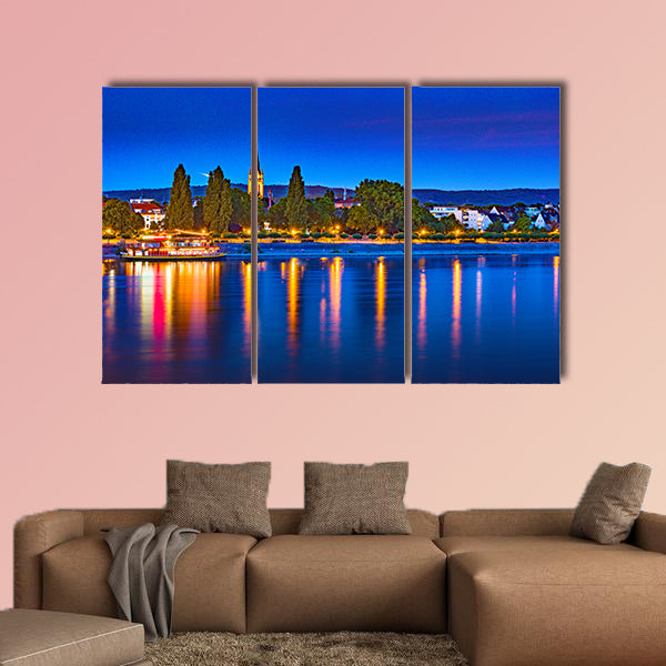 Skyline of Bonn, Germany multi panel canvas wall art