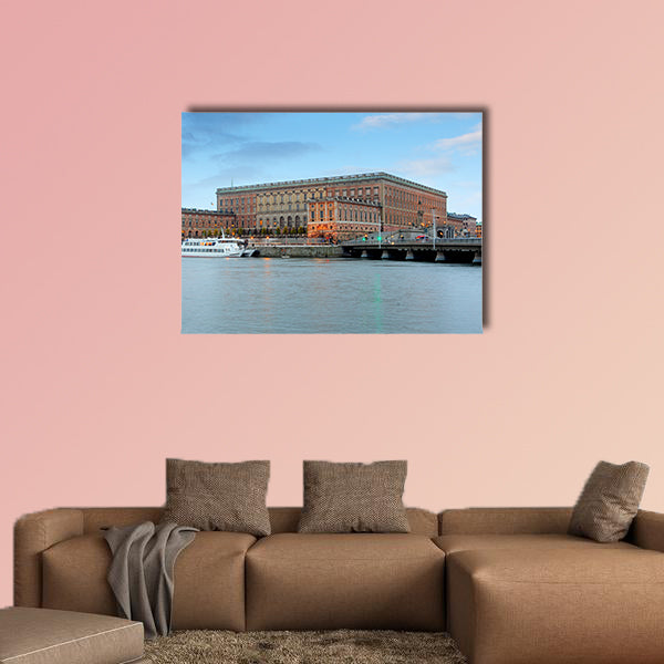 Palace in Stockholm multi panel canvas wall art