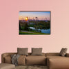 View to Olympic Stadium from top point multi panel canvas wall art