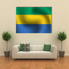 Flag of French Guiana Vector Illustration Multi Panel Canvas Wall Art