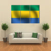 Flag of French Guiana Vector Illustration Multi Panel Canvas Wall Art