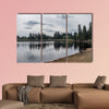 The Silberteich Lake in Harz, Germany multi panel canvas wall art