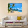 Paradise beach at Soufriere Bay at small town Soufriere in Saint Lucia Multi Panel Canvas Wall Art