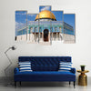 A Great Baueaty Of The Cotinent, The Dome Of The Rock In Jerusalem,Multi Panel Canvas Wall Art