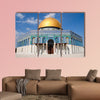 The Dome of the Rock, Jerusalem, Israel multi panel canvas wall art