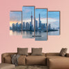 Shanghai skyline of lujiazui, Pudong financial district multi panel canvas wall art