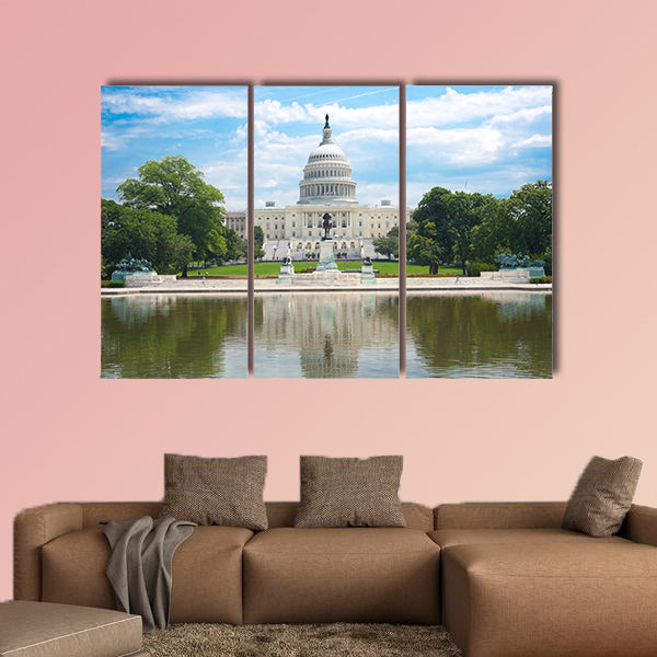 United States Capitol in Washington D.C Multi panel canvas wall art