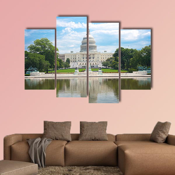 United States Capitol in Washington D.C Multi panel canvas wall art