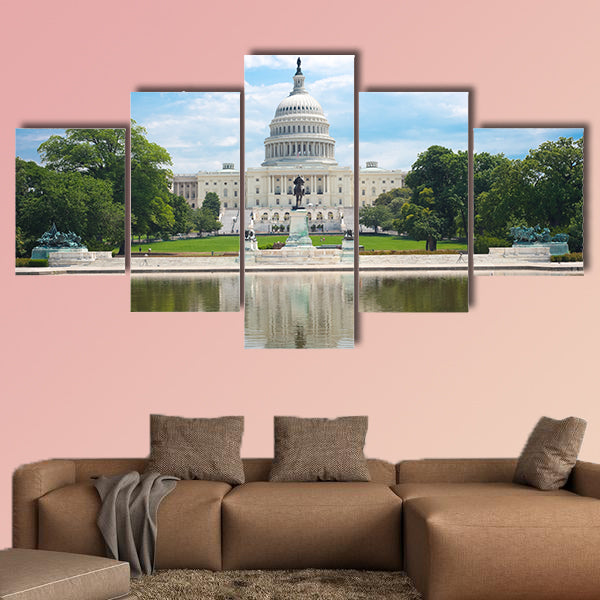 United States Capitol in Washington D.C Multi panel canvas wall art